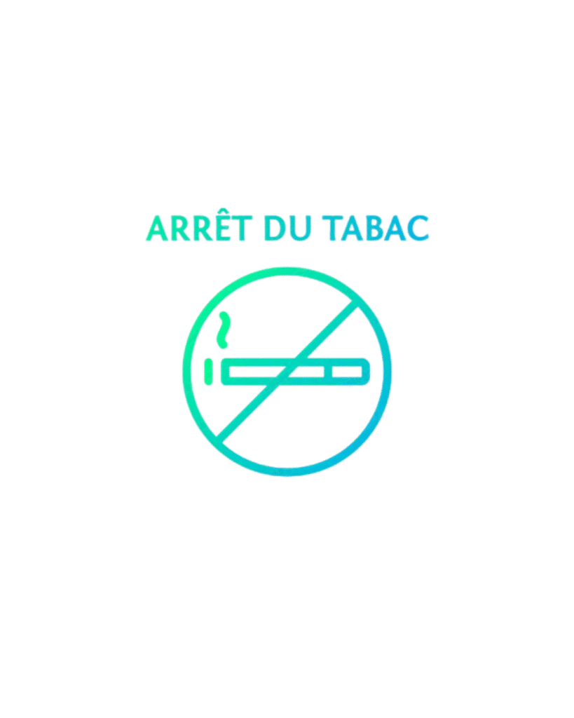 logo arrêt du tabac avec une cigarette barrée